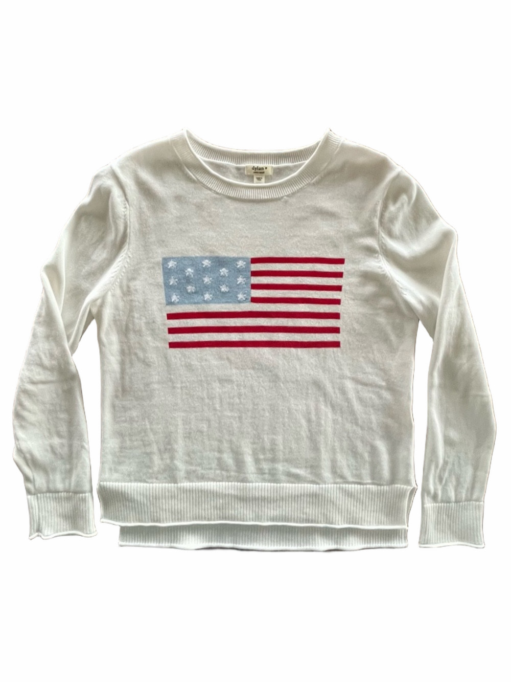 Dylan American Flag Knit Sweater XS Patriotic USA Coastal Preppy - Picture 9 of 14